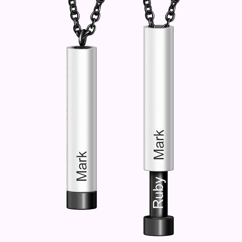 Black & Silver/Cylinder